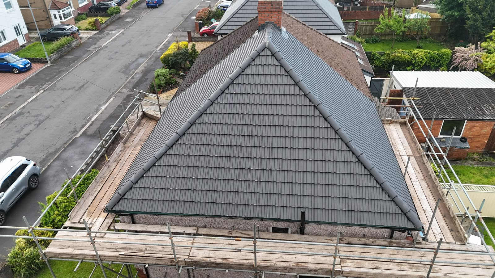 Roofing project in Mountain Ash